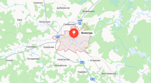 Доставляем в Вологду